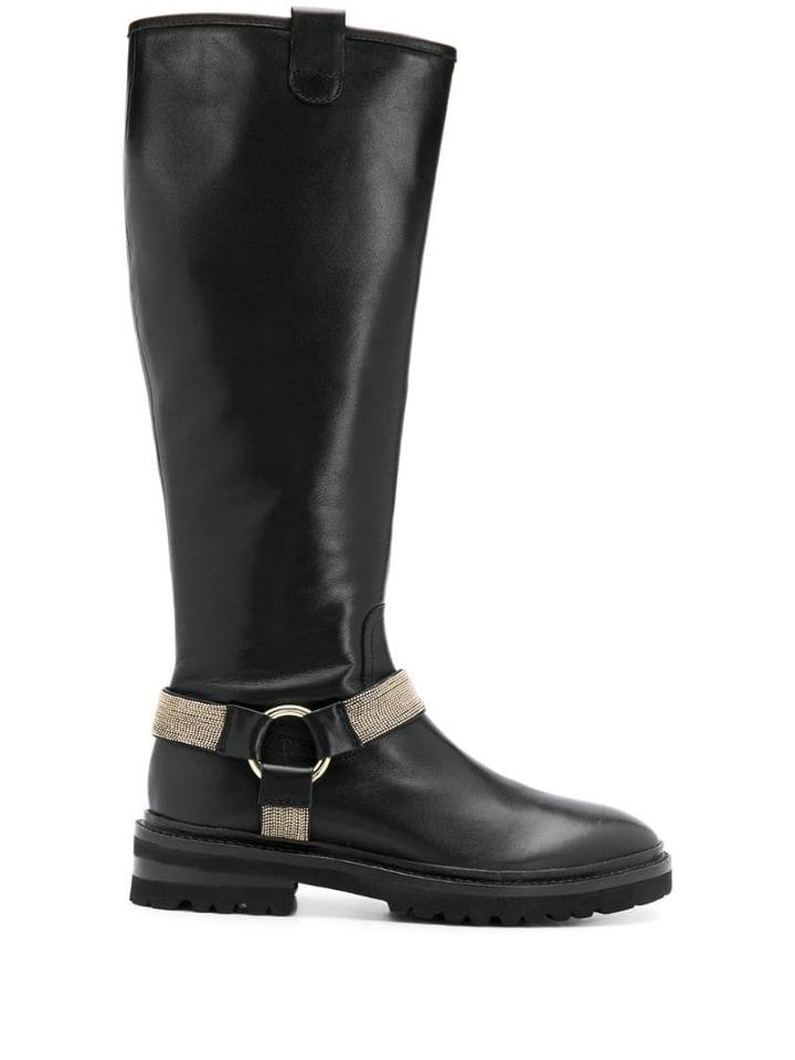 Steffen Schraut Knee-high Buckle Boots - Brown