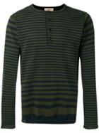Maison Flaneur Striped Sweater - Black