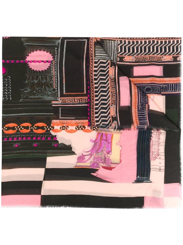 Temperley London Obelisk Printed Scarf - Pink