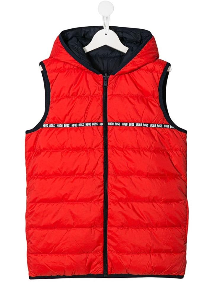 Boss Kids Teen Padded Gilet Jacket - Red