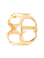 Christian Dior Pre-owned Cd Logo Bangle - Gold