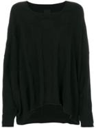 Rundholz Black Label Curved Hem Dot Pattern Sweater