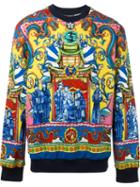 Dolce & Gabbana Carretto Siciliano Print Sweatshirt