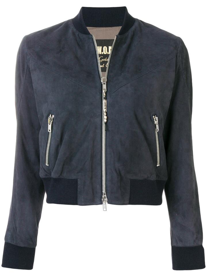 S.w.o.r.d 6.6.44 Zipped Jacket - Blue