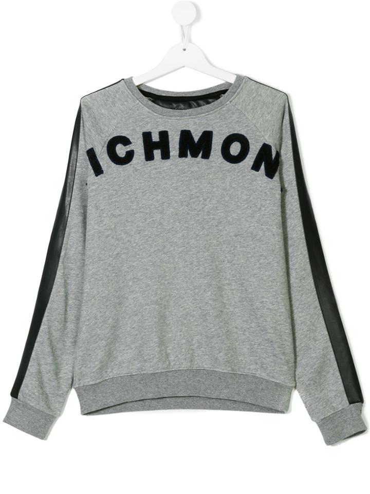 John Richmond Kids Towel Logo Sweatshirt - Grey