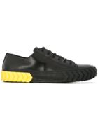 Both Contrast Sole Sneakers - Black