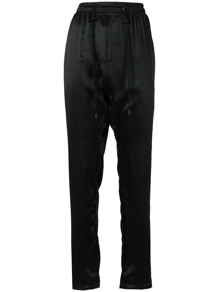Di Liborio Drawstring Trousers - Black