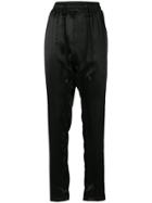 Di Liborio Drawstring Trousers - Black