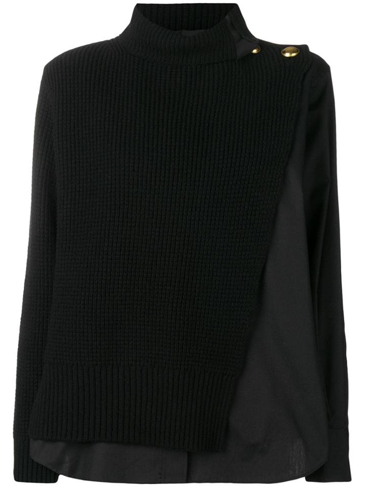 Sacai Under Shirt Jumper - Black
