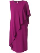 Alberta Ferretti Layered Dress - Pink & Purple