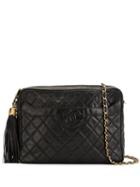 Chanel Pre-owned Cc Motif Shoulder Bag - Black