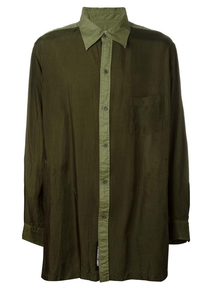Yohji Yamamoto Two-tone Shirt