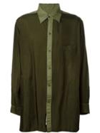 Yohji Yamamoto Two-tone Shirt