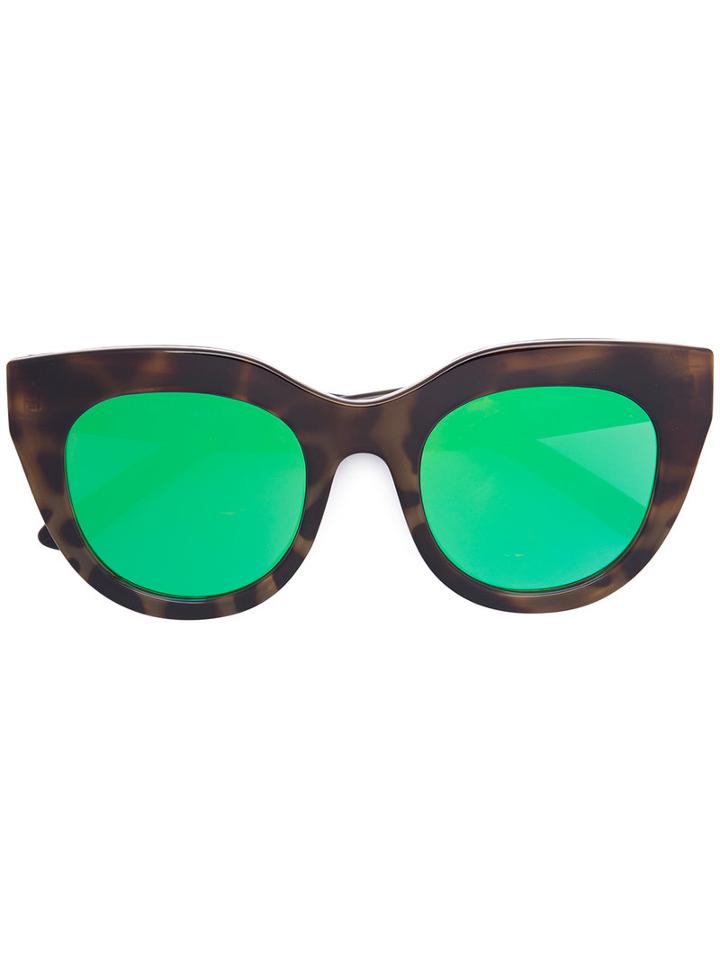 Le Specs Air Heart Sunglasses, Women's, Brown, Plastic