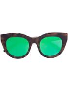 Le Specs Air Heart Sunglasses, Women's, Brown, Plastic