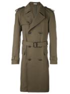 Boglioli Classic Raincoat, Men's, Size: 48, Green, Polyester/virgin Wool