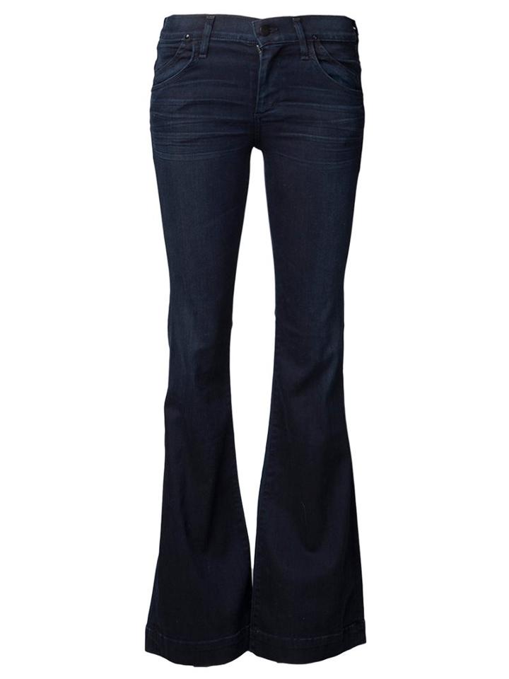 Citizens Of Humanity 'hutton' Wide Leg Jean, Women's, Size: 25, Blue, Cotton/elastodiene/polyamide