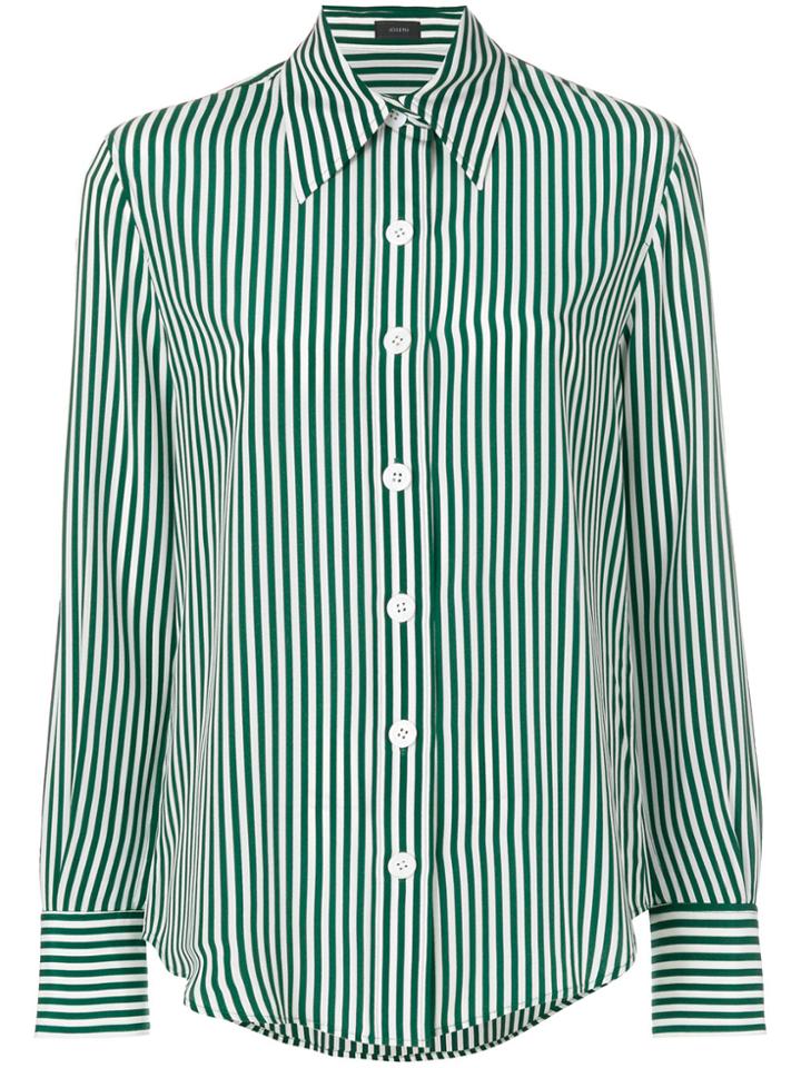 Joseph Striped Shirt - Green