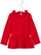 Il Gufo Peplum Detail Top, Girl's, Size: 8 Yrs, Red