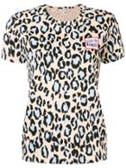 Kenzo Leopard Print T-shirt - Nude & Neutrals