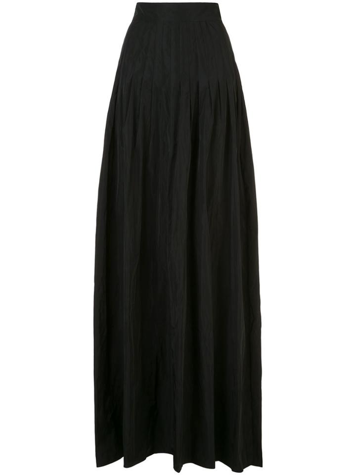 Alexis Valdas Pleated Full Skirt - Black
