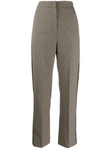 Sandro Paris Checked Trousers - Brown