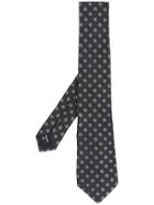 Giorgio Armani Geometric Pattern Tie - Black