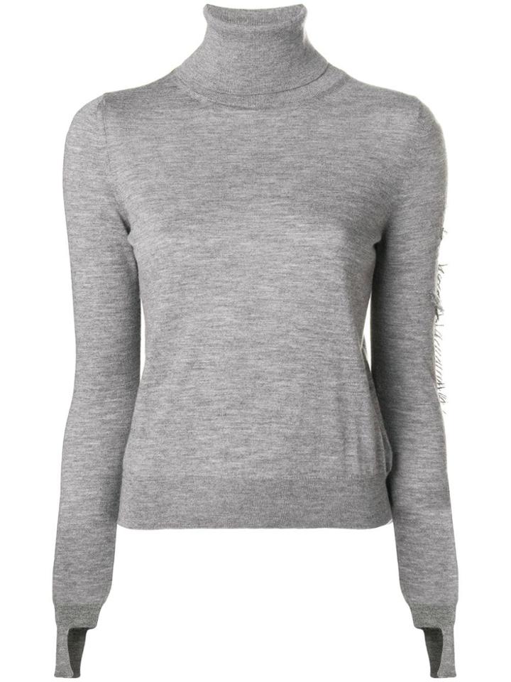 Barrie Sweet Eighteen Cashmere Turtleneck Pullover - Grey