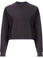 Astraet Cropped Sweatshirt, Women's, Black, Cotton