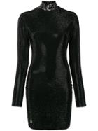 Philipp Plein Crystal-embellished Dress - Black