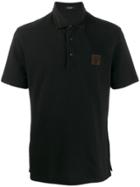 Ermenegildo Zegna Maserati Cotton Polo Shirt - Black
