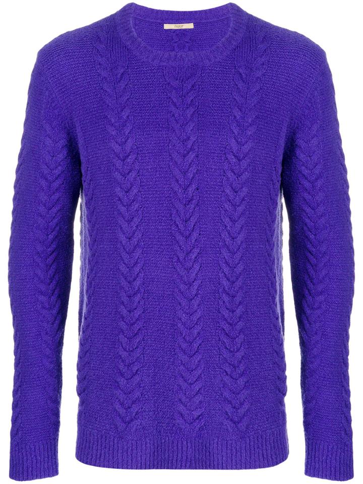 Nuur Knit Sweater - Pink & Purple