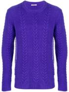 Nuur Knit Sweater - Pink & Purple