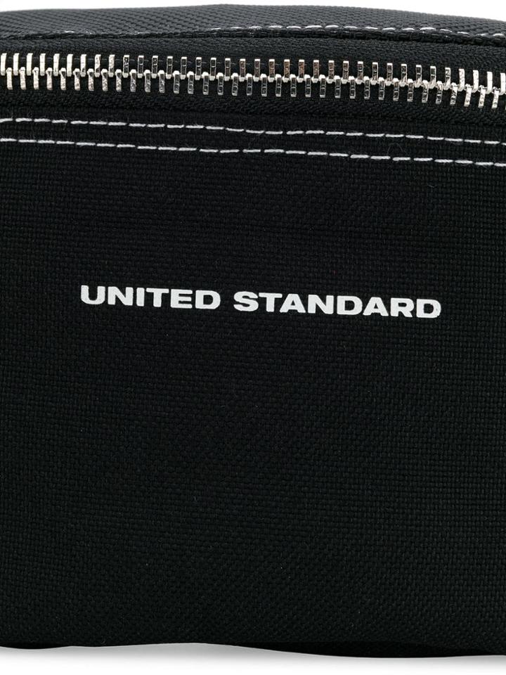 United Standard Logo Strap Belt Bag - Black