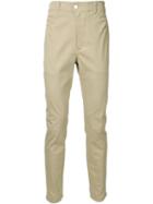 Julien David Slim Fit Trousers, Men's, Size: M, Nude/neutrals, Cotton/polyurethane