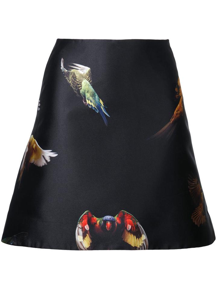 Romance Was Born - 'budgie' Skirt - Women - Silk/cotton/nylon/polyester - 14, Black, Silk/cotton/nylon/polyester