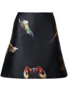 Romance Was Born - 'budgie' Skirt - Women - Silk/cotton/nylon/polyester - 14, Black, Silk/cotton/nylon/polyester