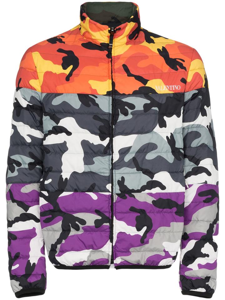 Valentino Reversible Camo Jacket - Multicolour