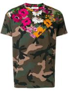 Valentino Dew Camou Print T-shirt - Green