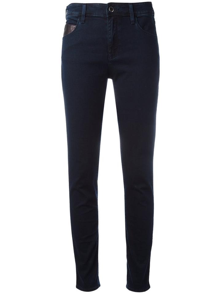 Armani Jeans Skinny Jeans, Women's, Size: 30, Blue, Cotton/polyester/spandex/elastane