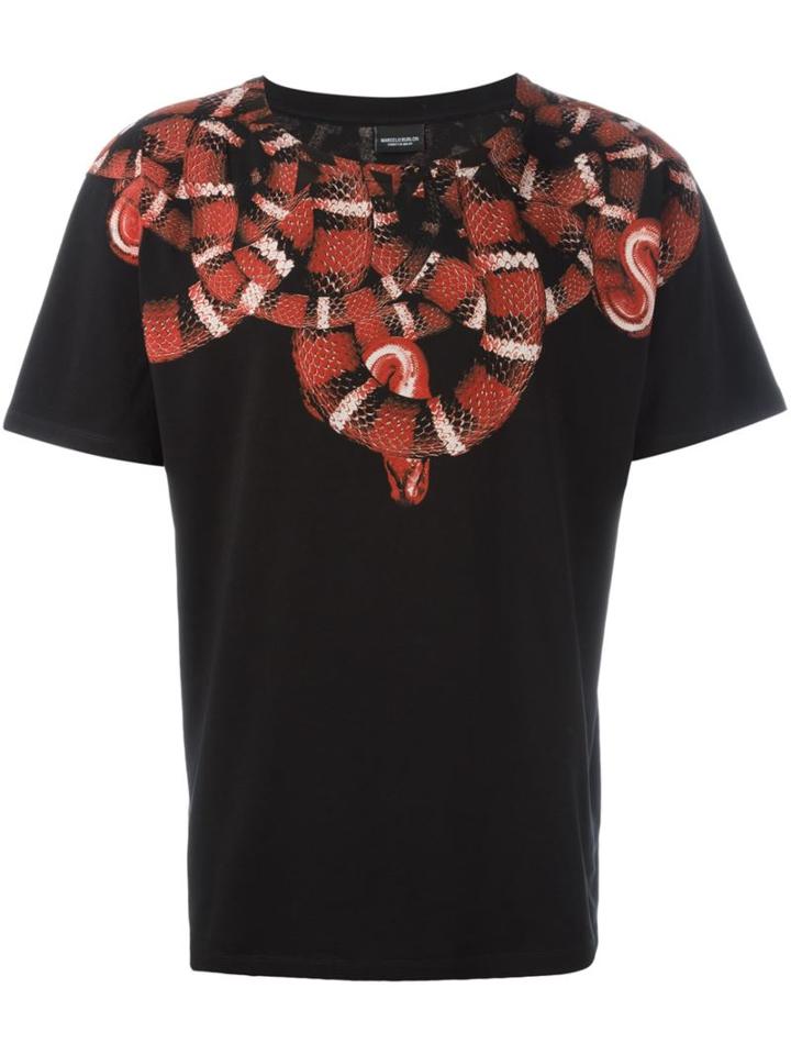 Marcelo Burlon County Of Milan Melado T-shirt, Men's, Size: L, Black, Cotton