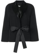 Givenchy Flared Sleeve Tie Waist Jacket - Black