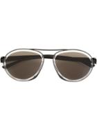 Mykita - Aviator Sunglasses - Unisex - Acetate/steel - One Size, Black, Acetate/steel