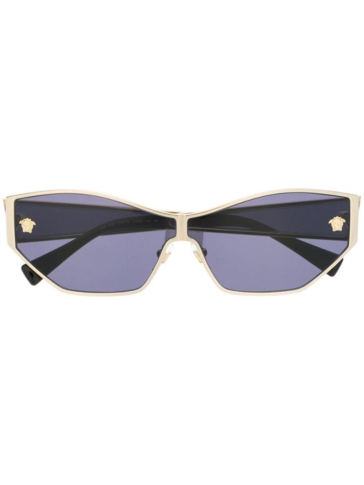 Versace Eyewear Aspis Sunglasses - Black