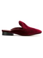 Sarah Chofakian Velvet Mules - Unavailable