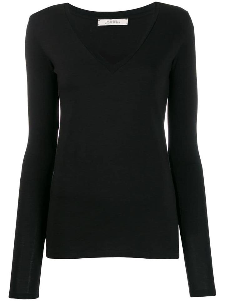 Dorothee Schumacher Long Sleeve Top - Black