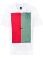 Oamc Colour Block Printed T-shirt - White