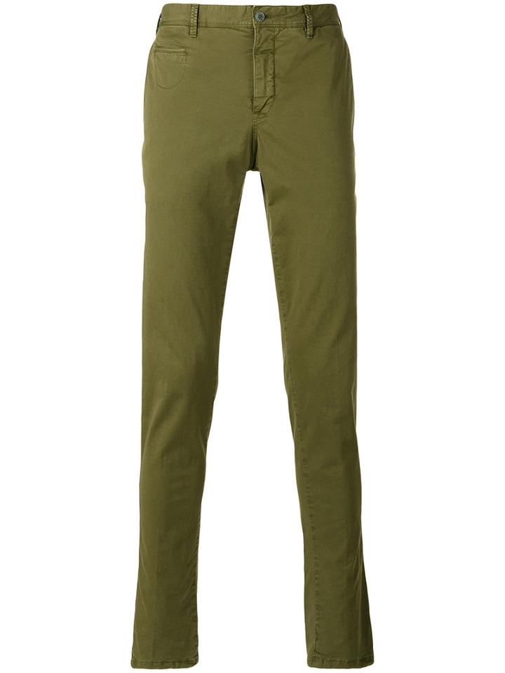 Pt01 - Classic Chinos - Men - Cotton/spandex/elastane - 50, Green, Cotton/spandex/elastane