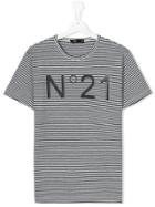 No21 Kids Breton Striped T-shirt - Blue