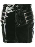 Unravel Project Textured Mini Skirt - Black